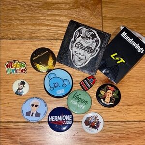 Assorted Pin and Patch Collection